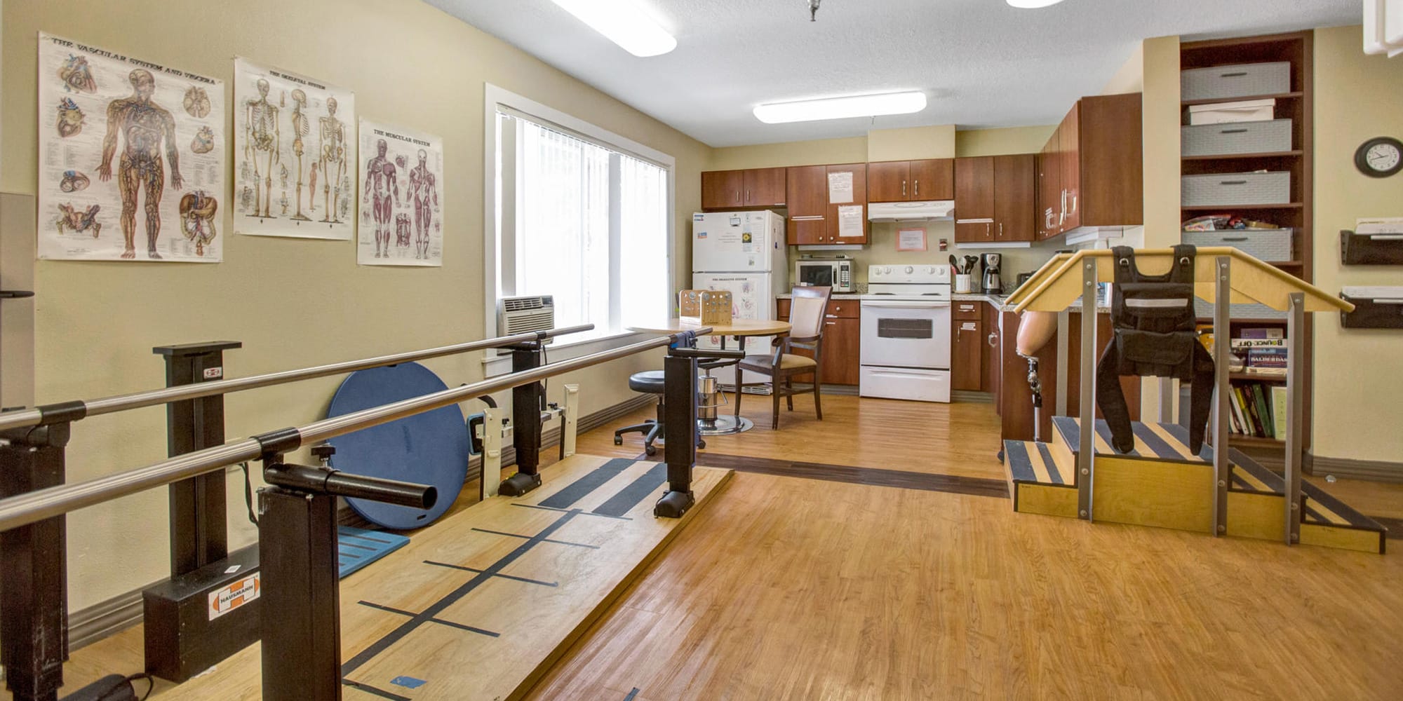 Rehabilitation room at Forest Grove Post Acute